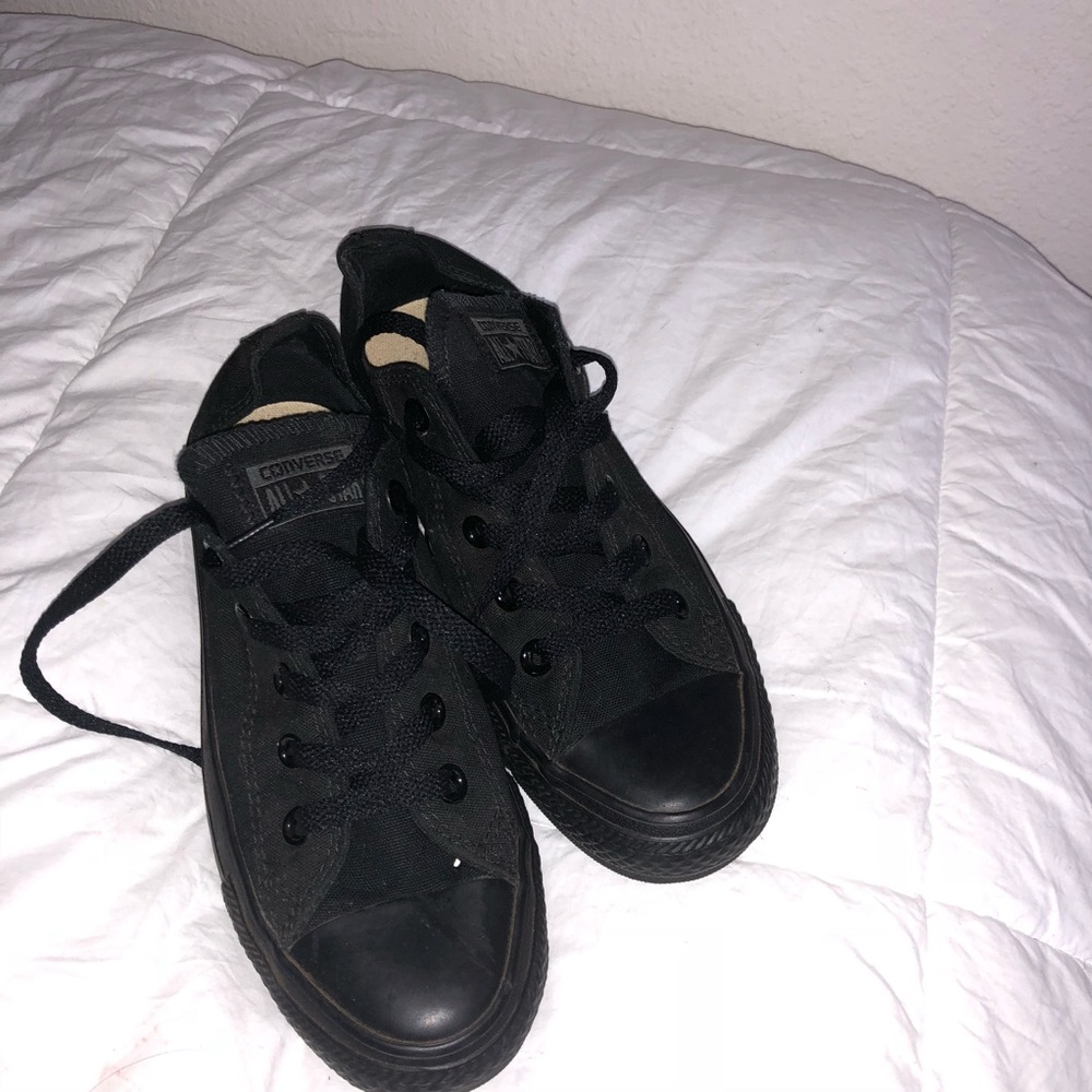 Original all black low top converse